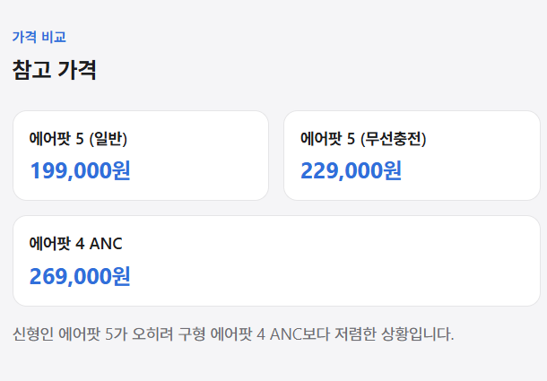 에어팟 노이즈 캔슬링 뭐 사야 할까? 프로 말고 에어팟 5를 사야하는 사람