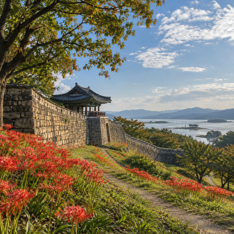 5 Places to Visit in Jinju, Sacheon, Hadong in October 2026: Cosmos, Spider Lilies, Riverside, Gardens