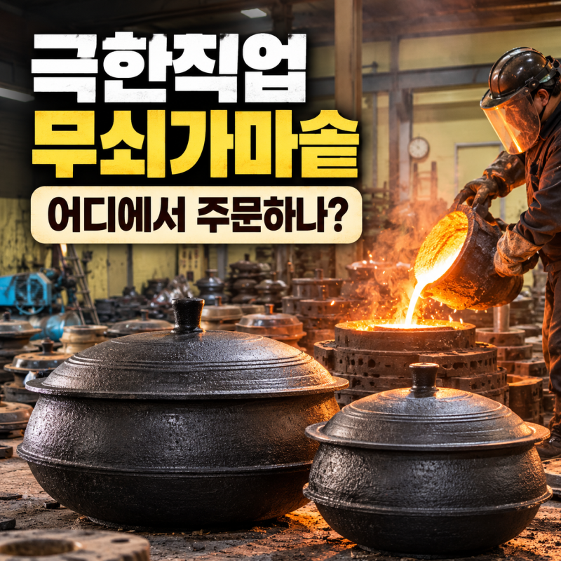 극한직업 무쇠가마솥 어디에서 주문하나?