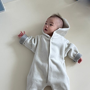 베네베네 플리스 우주복 아이보리 18m 할인 사이즈