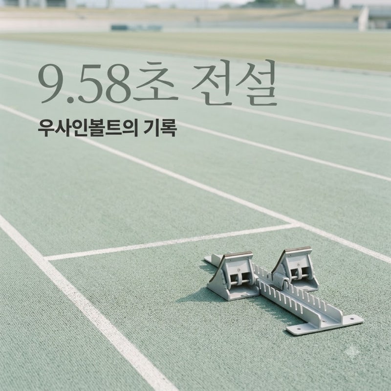 "9.58초의 전설" 우사인볼트 100m 기록, 지금까지 아무도 못 깬 진짜 이유..