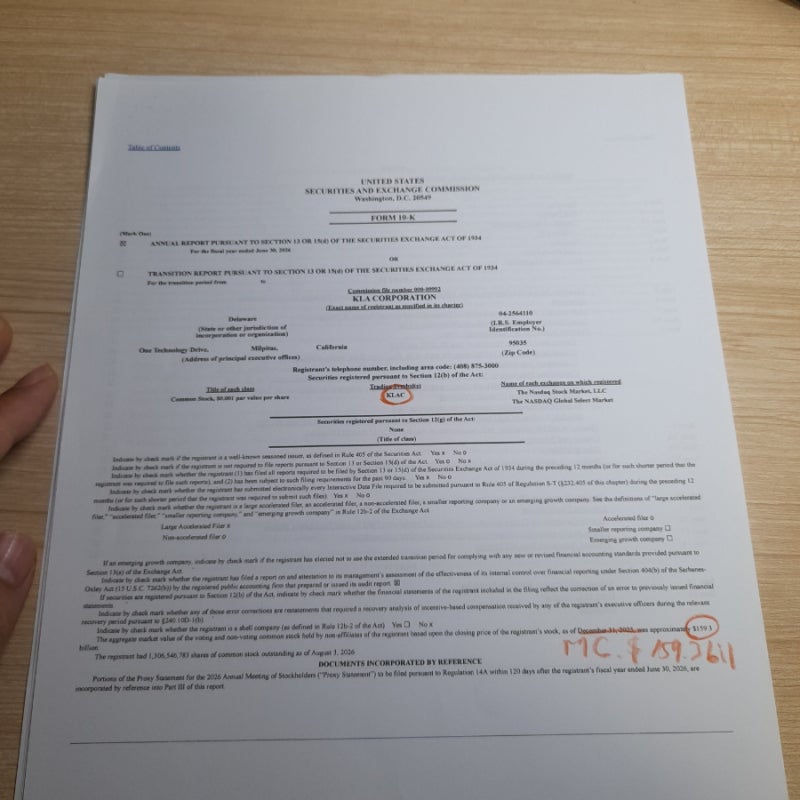 KLA CORP(KLAC), 이 회사는 뭘로 돈 버는 회사일까요? (FY2026 10-K Item 1 주요 내용 정리)