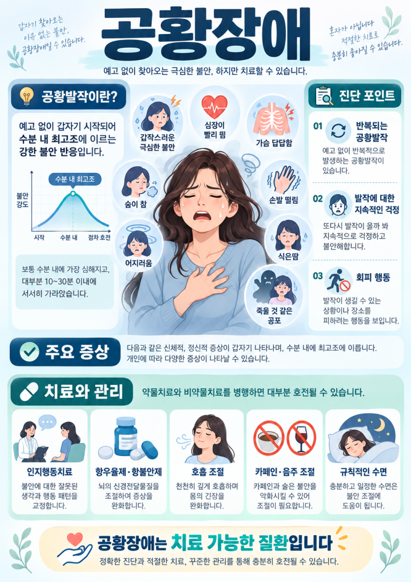 공황장애, 갑자기 심장이 뛰고 숨이 막힐 때_Prepared by 서호석손해사정사