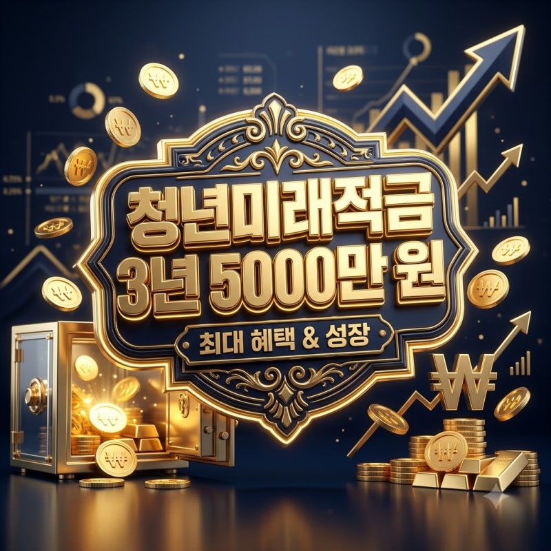 청년미래적금 3년 만기 '5천만원 될까' 정부기여금 신청 조건