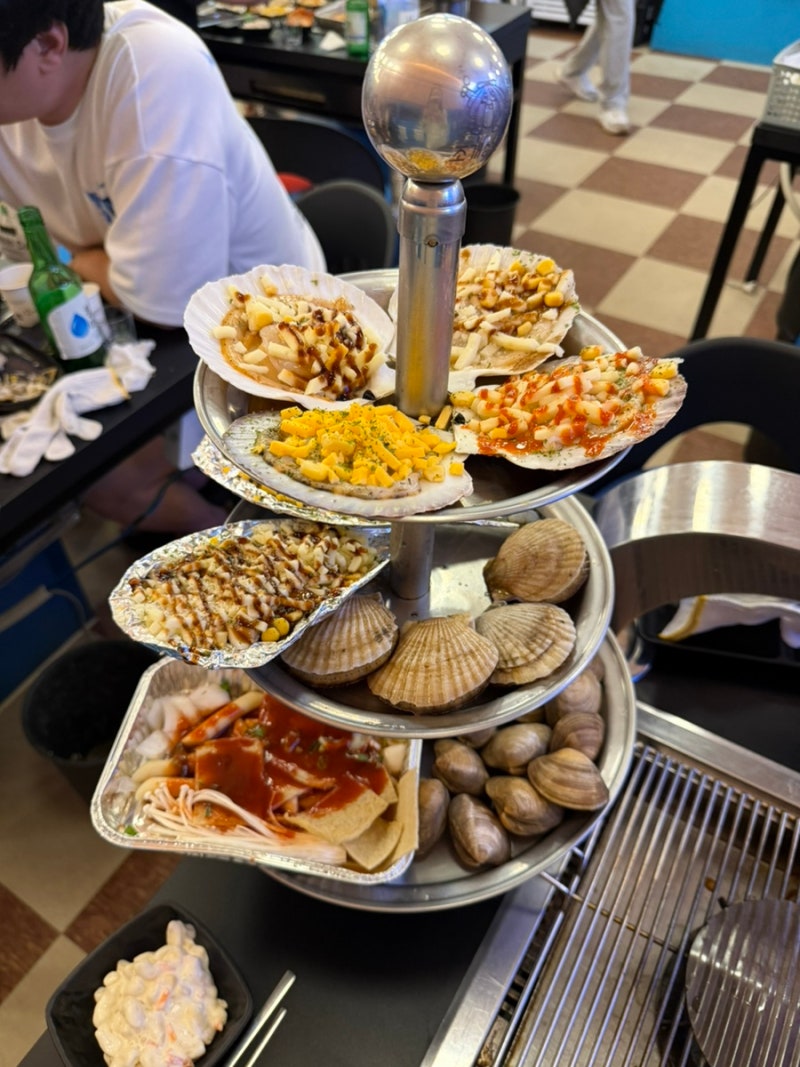 속초 조개구이 맛집 조개상회 속초본점, 대관람차 뷰 야장으로 눈도 입도 즐거운 곳