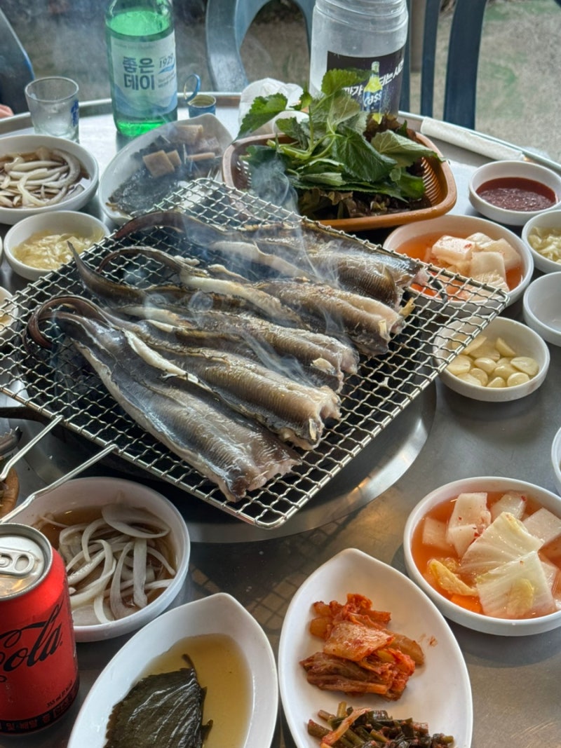 창원 마산 현지인 맛집 추천ㅣ바다뷰를 보며 구워먹는 장어, 조개구이맛집 『 마산 심리장어....