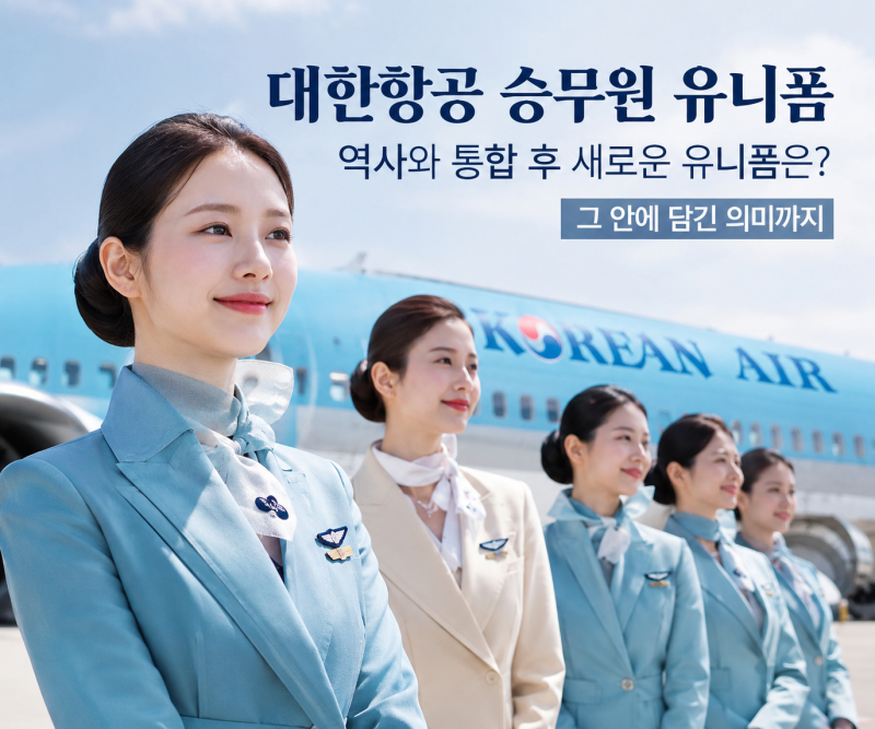 대한항공 승무원 유니폼, 시대를 담아온 50년의 변화