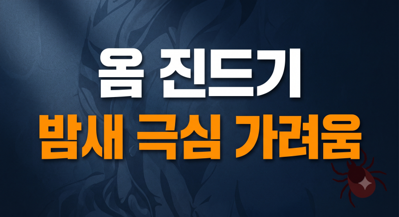 옴 진드기 증상과 검사방법, 연고 치료 기간 및 재발 방지 수칙
