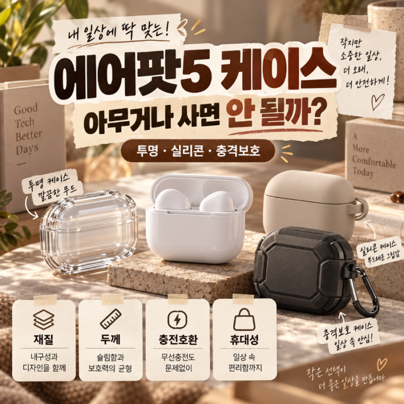 에어팟5 케이스, 아무거나 사면 안 될까?
