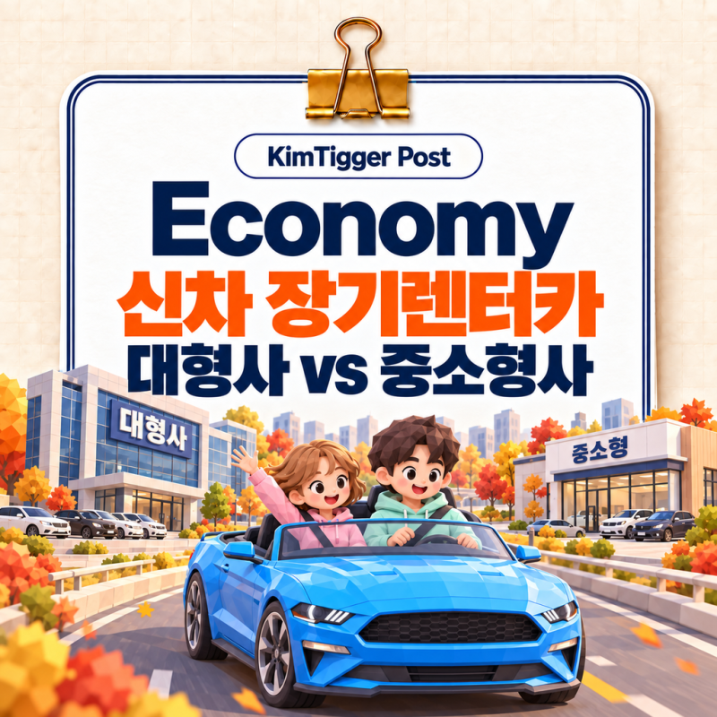신차 장기렌터카, 월요금만 보고 계약하면 손해? 직업별·업체별 선택법