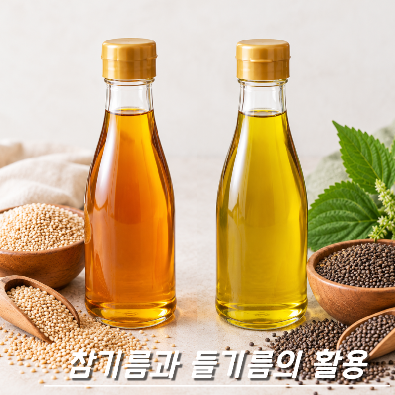 참기름 들기름 차이, 보관법부터 유통기한·요리별 사용법까지