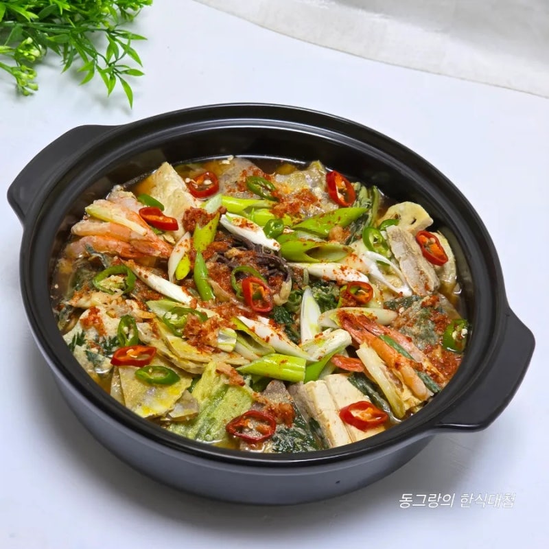얼큰한 경상도 명절 전찌개 레시피 잡탕 끓이는법 남은 전요리