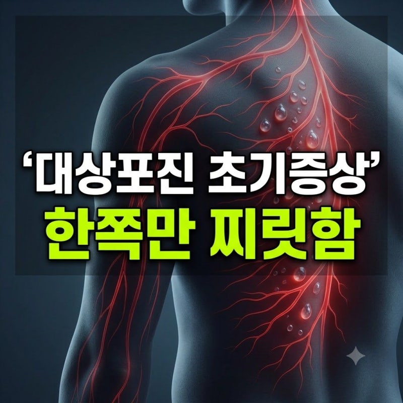 대상포진 초기증상 몸살 차이점과 골든타임 72시간 대처법