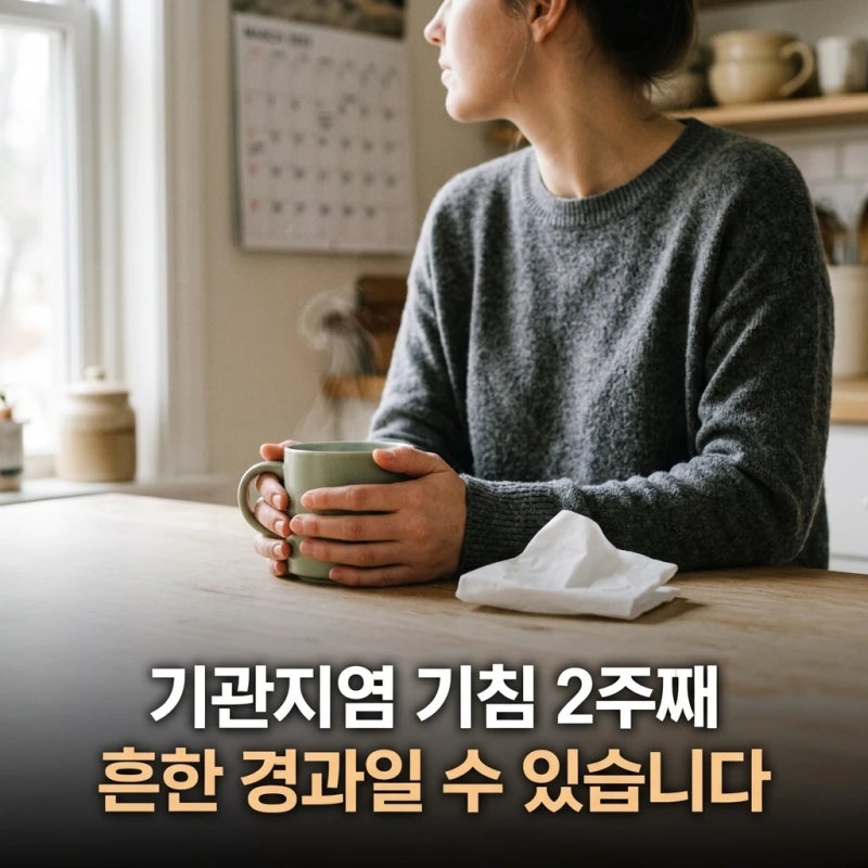 기관지염 증상, 기침이 2주 넘게 계속돼도 흔한 경과일 수 있습니다