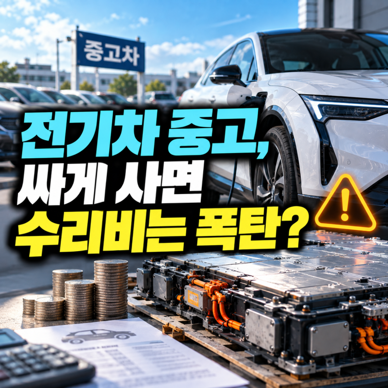 전기차 중고, 싸게 사면 수리비는 폭탄?
