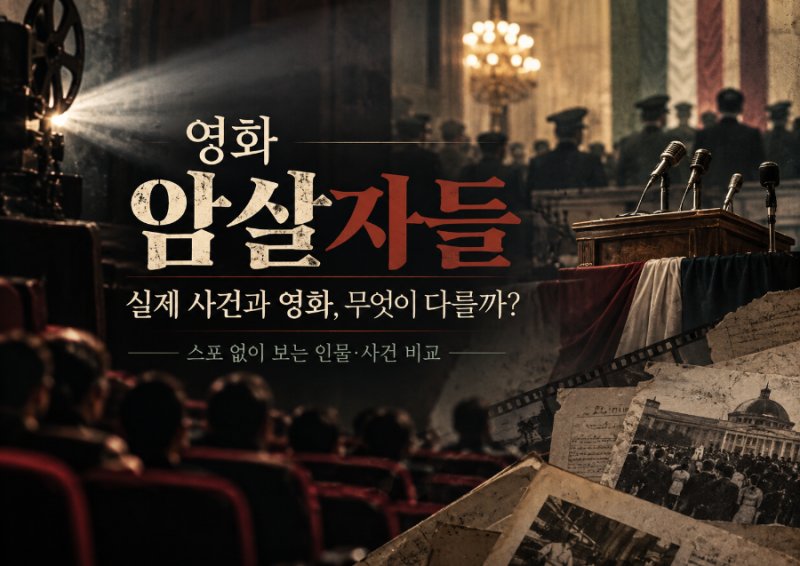 영화 암살자(들) 실화 비교｜1974년 육영수 여사 저격 사건, 실제 인물과 영화 속 인물 정리 (....
