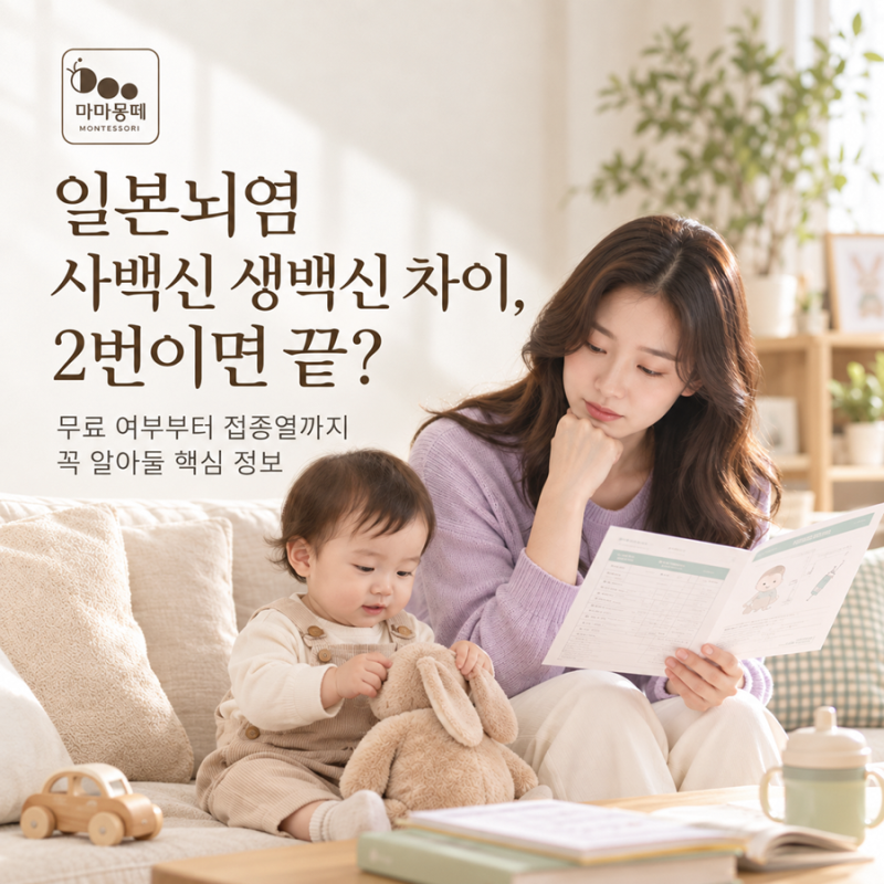 일본뇌염 사백신 생백신 차이, 2번이면 끝? 무료·접종열까지 확인!