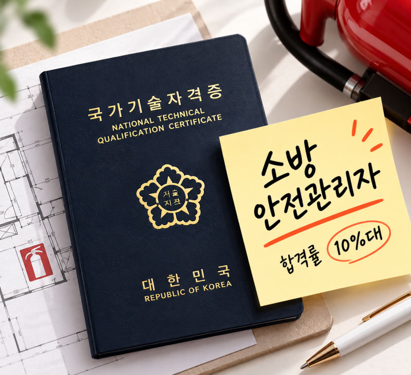 소방안전관리자 1급 합격률, 10%대까지 떨어졌다는 거 알고 계셨나요