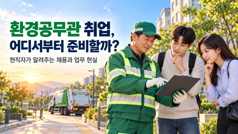 환경공무관 취업 준비｜현직자가 알려주는 채용과 업무 현실
