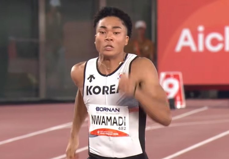 0.06초 모자랐던 동메달...조엘진, 아시안게임 남자 100m 4위
