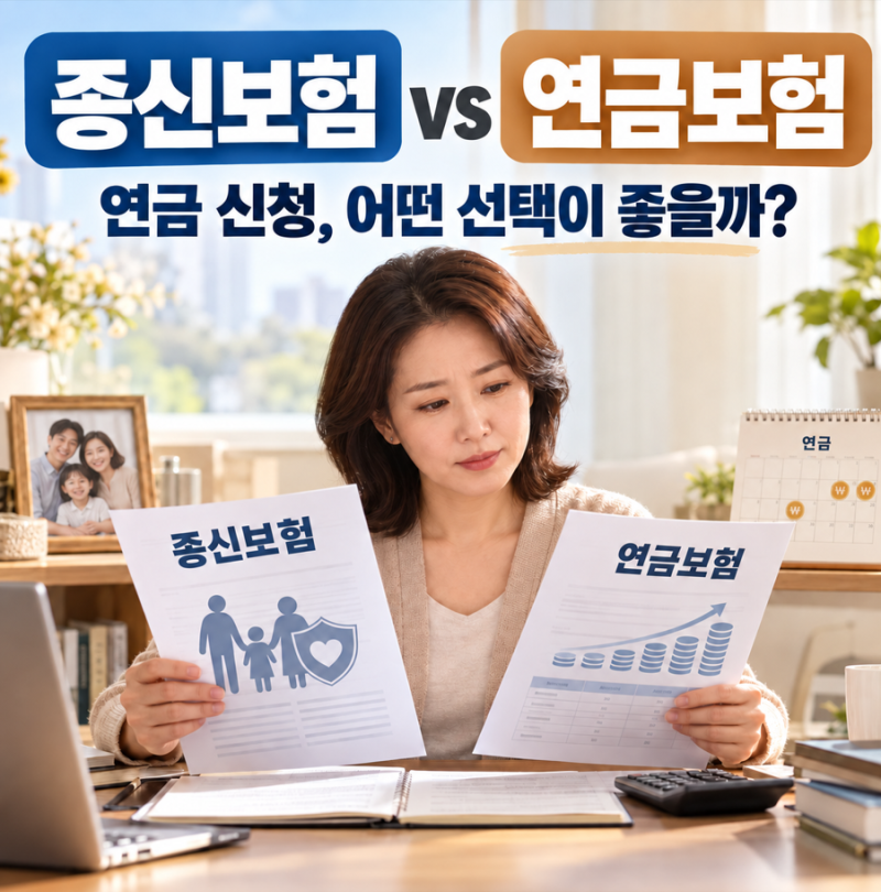 종신보험과 연금보험으로 평생 월급 받기? 먼저 알아야 할 차이