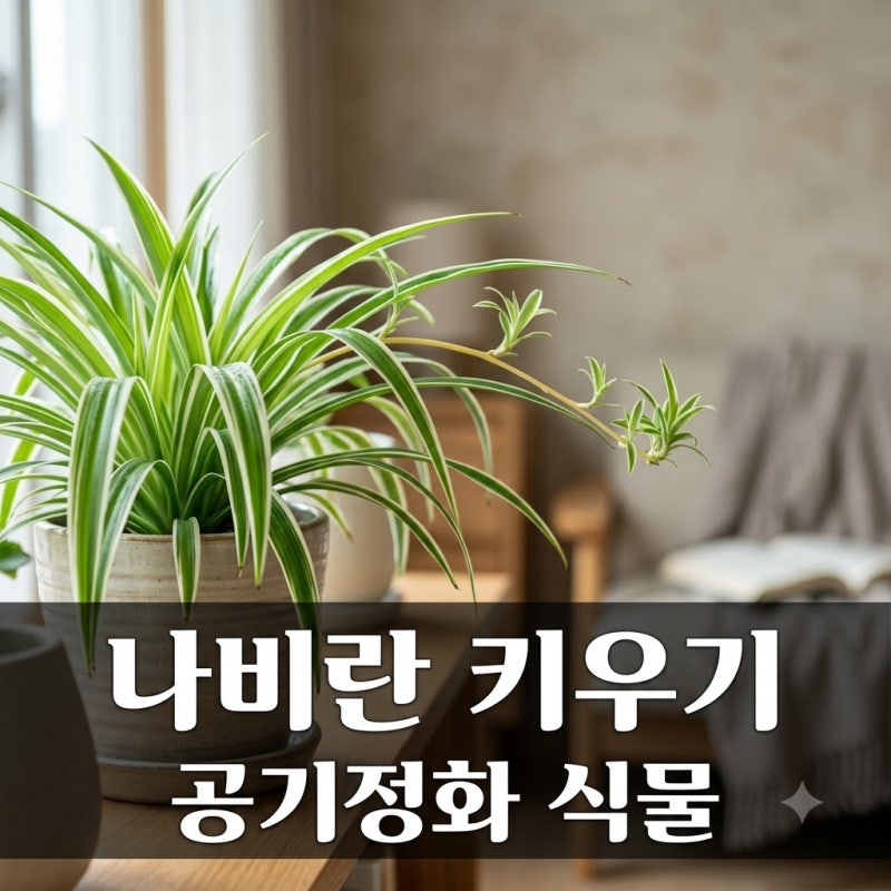 나비란 키우기 "죽이기도 힘듭니다" 50대가 반한 공기정화 식물의 반전