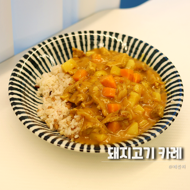 돼지고기 카레 만드는법 깊고 부드러운 카레 레시피 재료