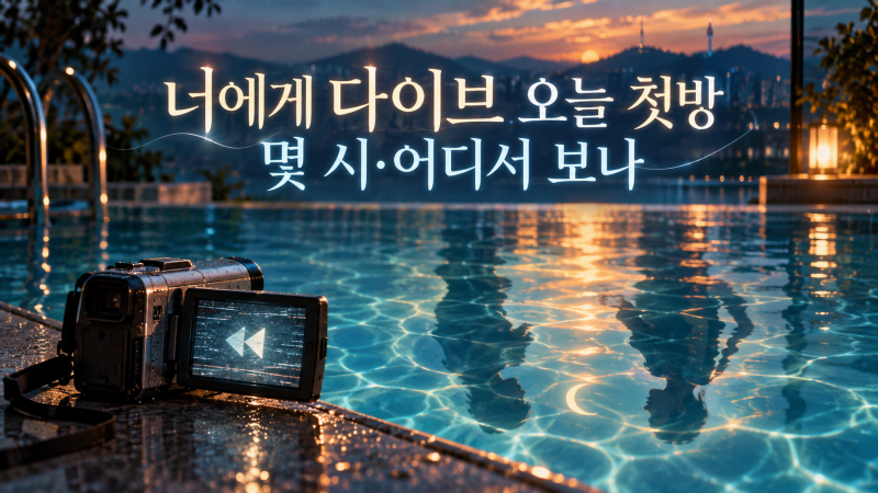 9월 26일 첫방 김지연·박서함 ‘너에게 다이브’…타임슬립·영혼체인지, 몇 시 어디서 보나
