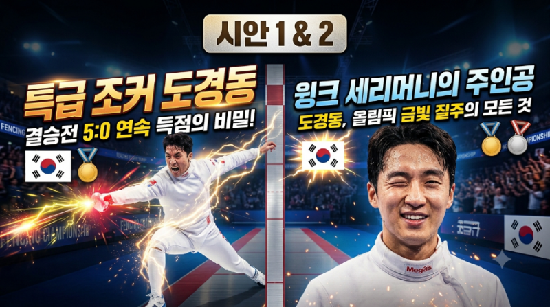 남자펜싱 도경동선수 누구?