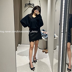 자라 가을신상 입어보기｜트위드 자켓부터 레이스 스커트까지 너무 예쁜데?