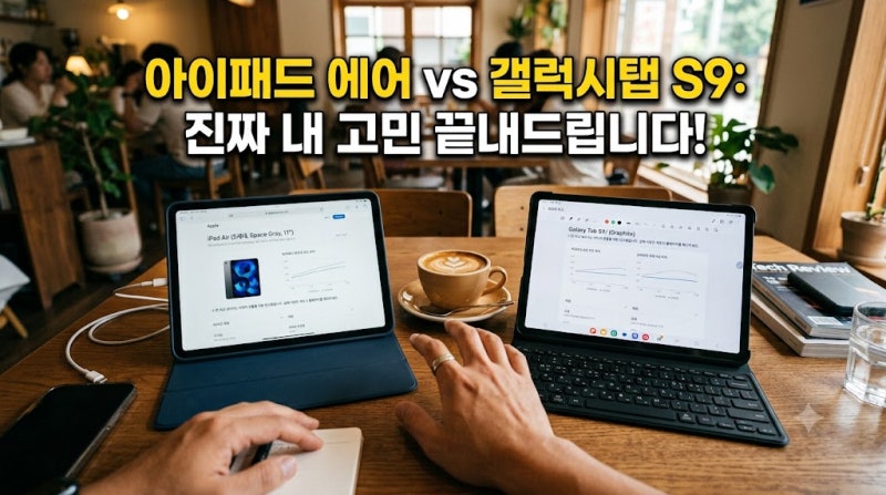 필기용 태블릿 고민 끝! 생각보다 큰 갤럭시탭 아이패드 차이 리얼 후기 (대학생 태블릿 추천....