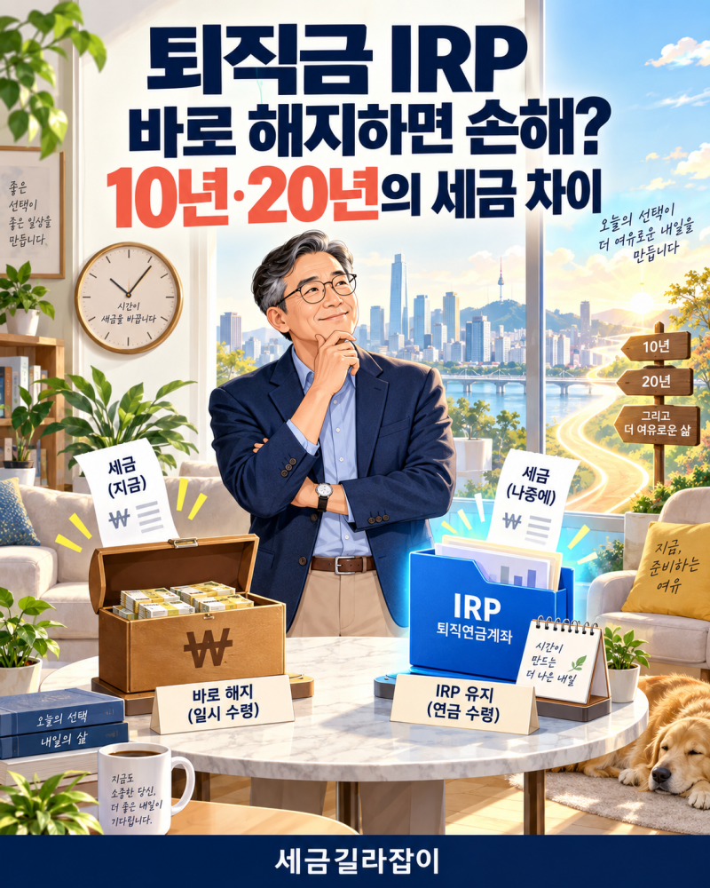 퇴직금 IRP, 바로 해지하면 손해일까?