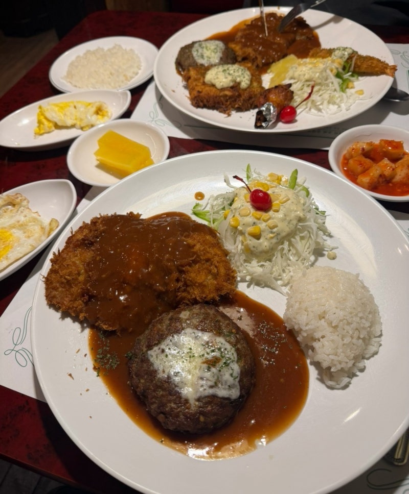 등촌역 맛집 다원레스토랑｜레트로 감성 경양식, 다원정식·함박&돈까스 후기