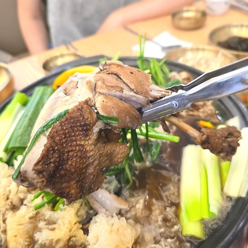 동천동 맛집 나능이능이버섯 백숙 수지동천점 용인 삼계탕 맛집