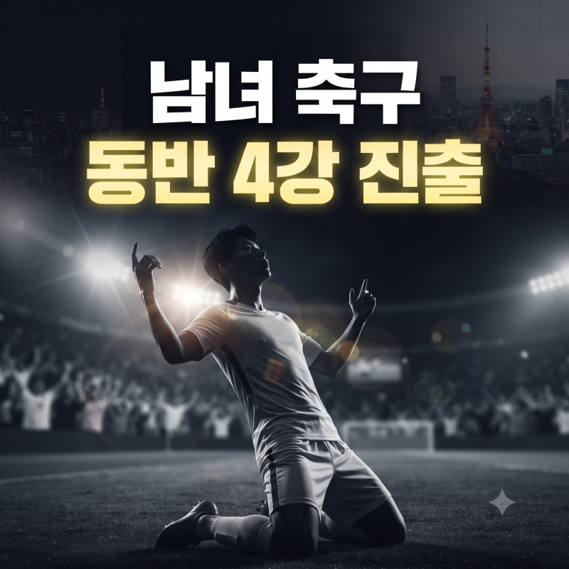 2026 아이치-나고야 아시안게임 남녀 축구 동반 4강 진출: 이민성호·신상우호 일정 및 경기 결....