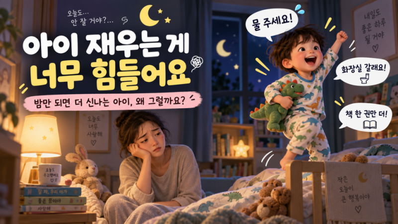 소아 멜라토닌 먹이기 전 꼭 보세요: 밤마다 안 자는 아이의 진짜 이유
