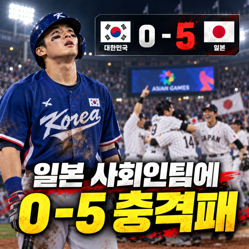 일본 프로도 아니었다…0-5 굴욕패, 한국 야구 한일전서 대체 무슨 일이 벌어진 걸까