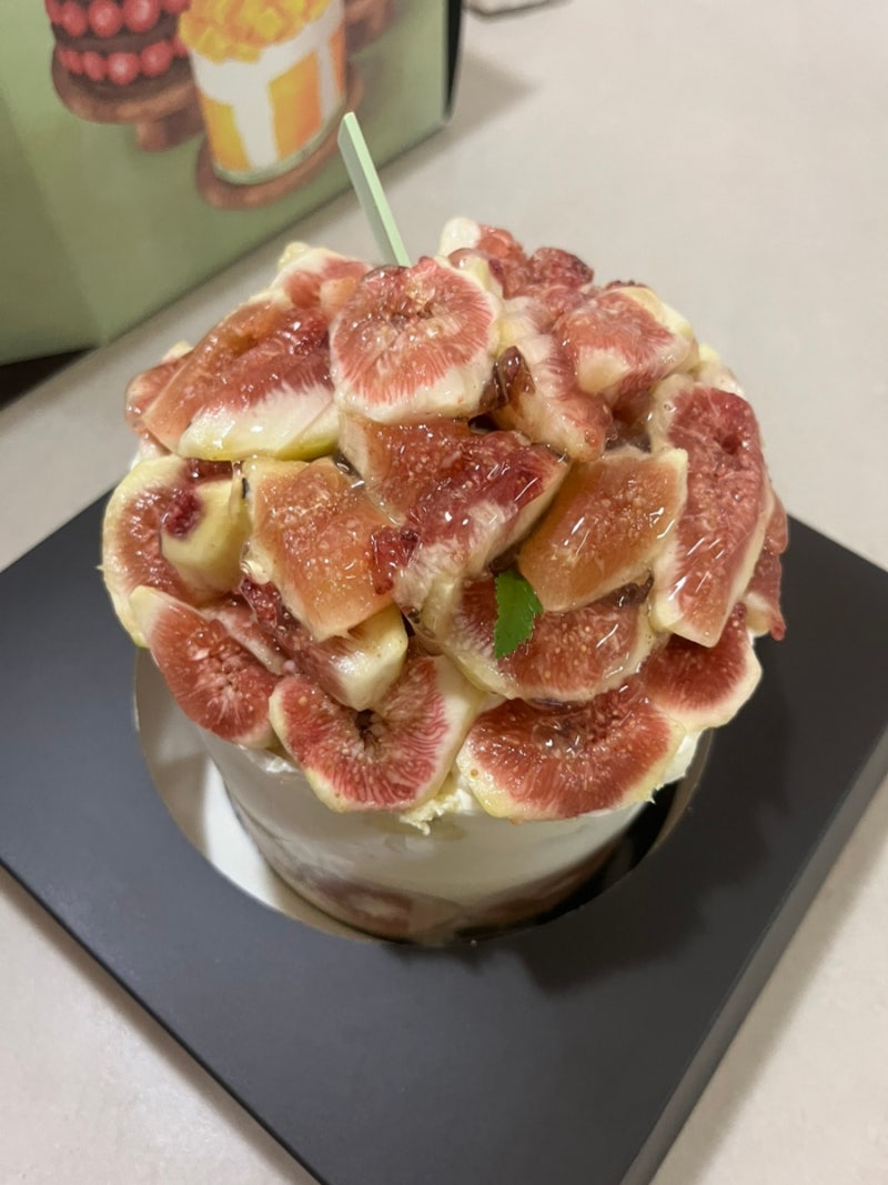 [성심당 케익부띠끄] 대전 롯데백화점 무화과 시루 시루 먹는법