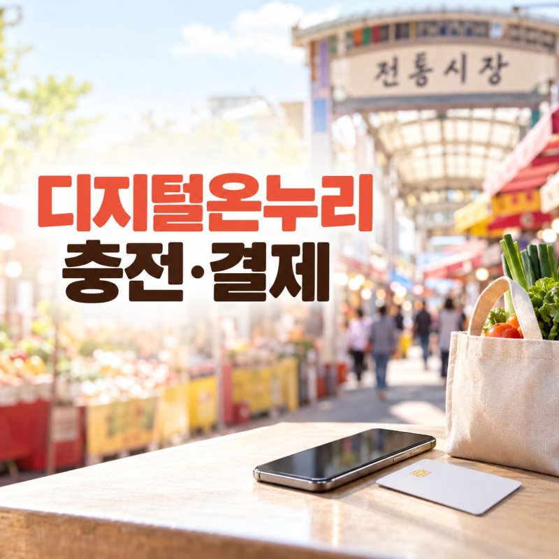 디지털온누리상품권 충전부터 카드·QR 결제까지