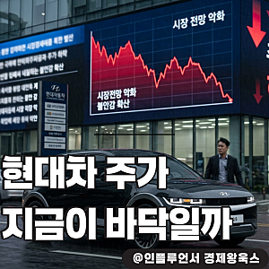 "반토막 난 현대차 주가 지금이 바닥일까?" 증권가 목표가 낮춘 3가지 이유