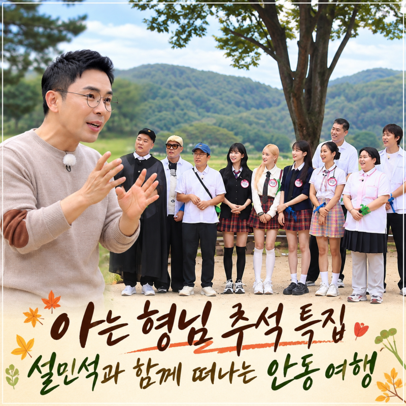 아는 형님 미미·프로미스나인 출격, 안동에서 펼쳐지는 특별한 추석 여행