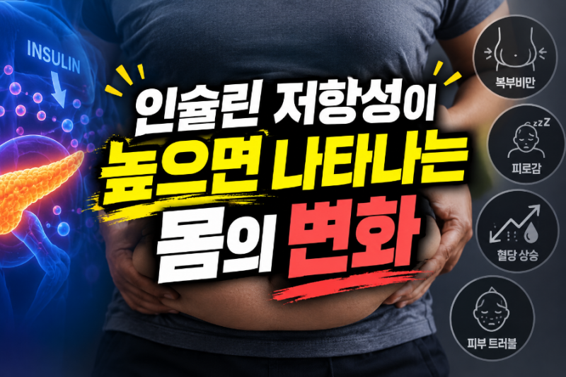 인슐린 저항성 뜻과 한자의미, 인슐린 저항성이 높으면 나타나는 몸의 변화 4가지, 공복혈당....