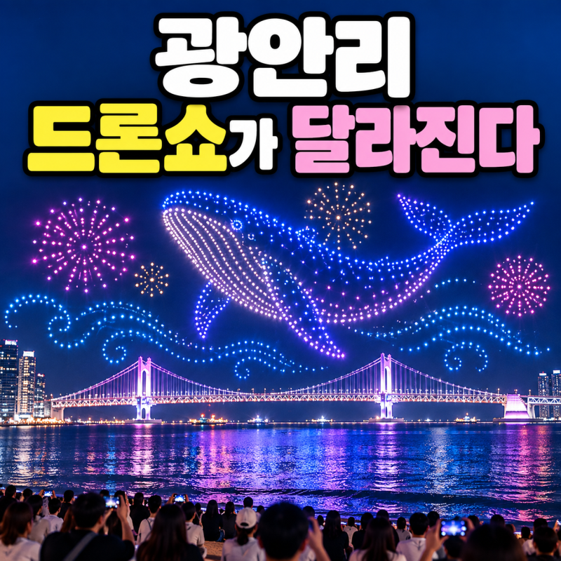 부산 광안리 드론쇼 10월부터 달라지는 점