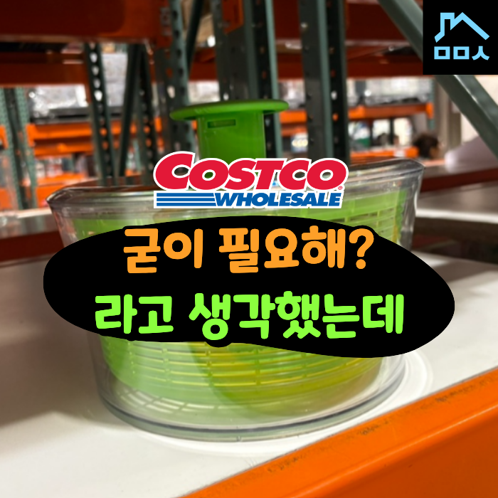 '아니 이런 게 있었어?' 주부9단은 다 쓰고 있는 코스트코 OXO 옥소 야채 탈수기