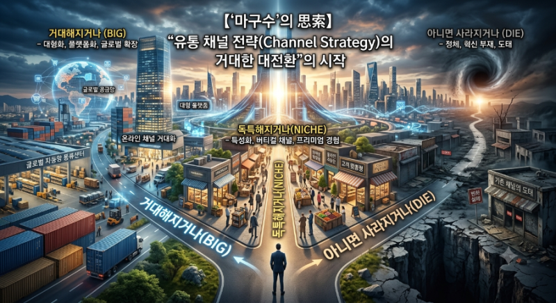 【'마구수'의 思索】 "유통 채널 전략(Channel Strategy)의 대전환"의 시작 : 거대해지거나(Big), 독....