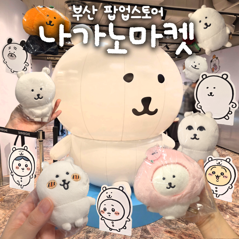 부산 센텀 신세계 팝업스토어 무한농담곰제공사건, 약간의 먼작귀를 곁들인 - 나가노마켓