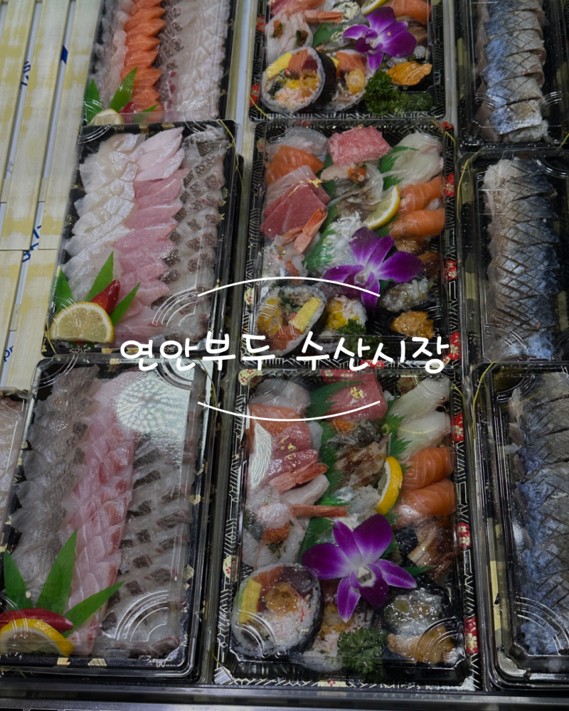 명절에 연안부두 공영주차장정보/민영활어공장 초밥,회새우까지