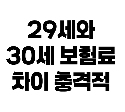 만 30세 자동차보험료 달라지는 이유, 연령한정 특약 확인