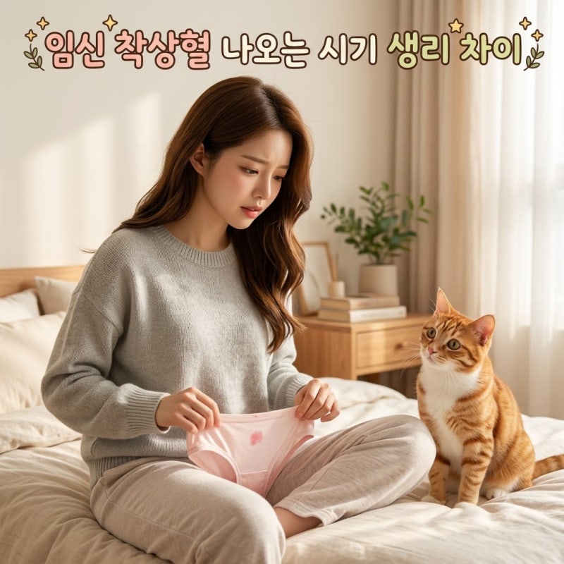 임신 착상혈 나오는 시기 생리 차이, 배란 10일 전후 연분홍혈과 생리혈 구별