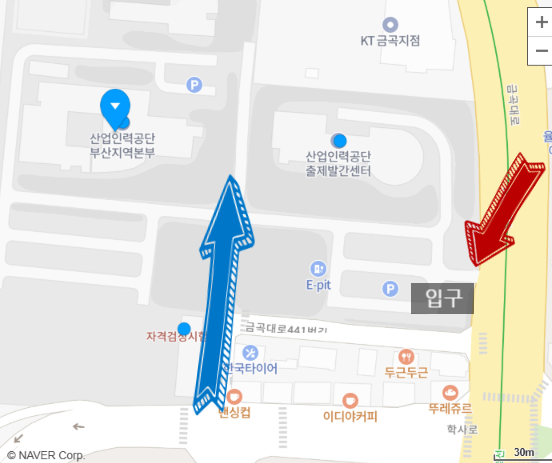 [부산 자격증 시험] 큰아들의 자격증 2개 도전기! 한국산업인력공단 부산지역본부 주차, 층별....